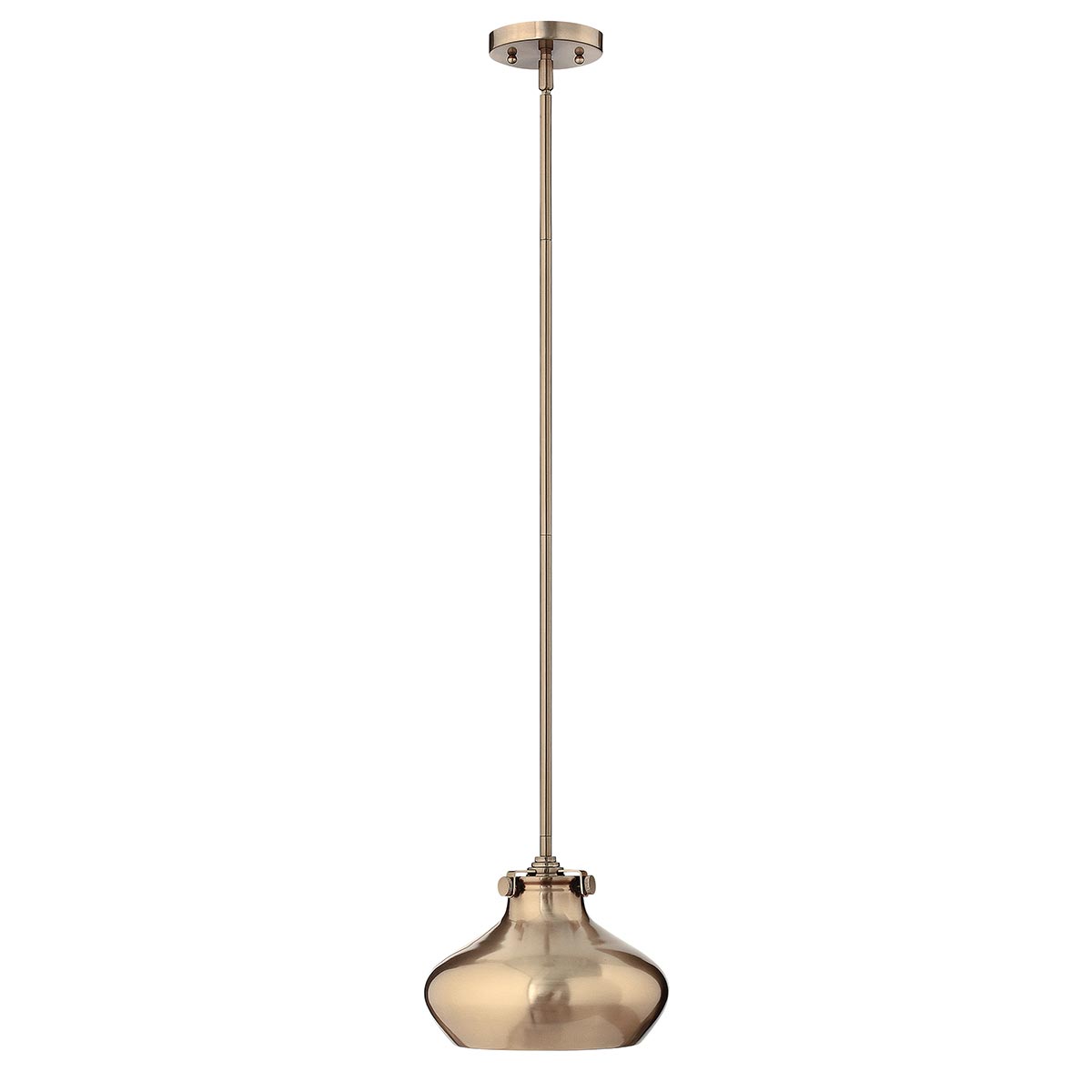 Hinkley Pendant from the Congress range. Congress 1 Light Pendant - Brushed Caramel Product Code = HK-CONGRESS-P-C-BC