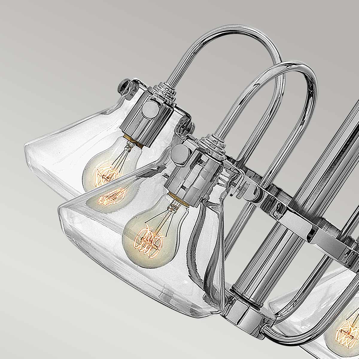 Hinkley Chandelier from the Congress range. Congress 4 Light Clear Glass Chandelier Product Code = HK-CONGRESS4-A-CM