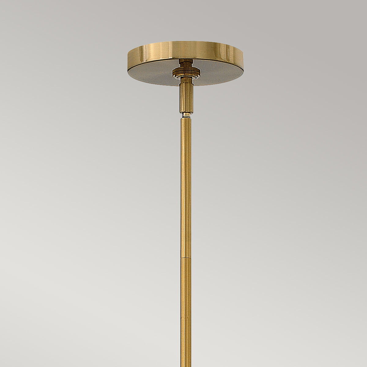 Hinkley Chandelier from the Congress range. Congress 4 Light Clear Tiered Glass Chandelier - Brushed Caramel Product Code = HK-CONGRESS4-B-BC