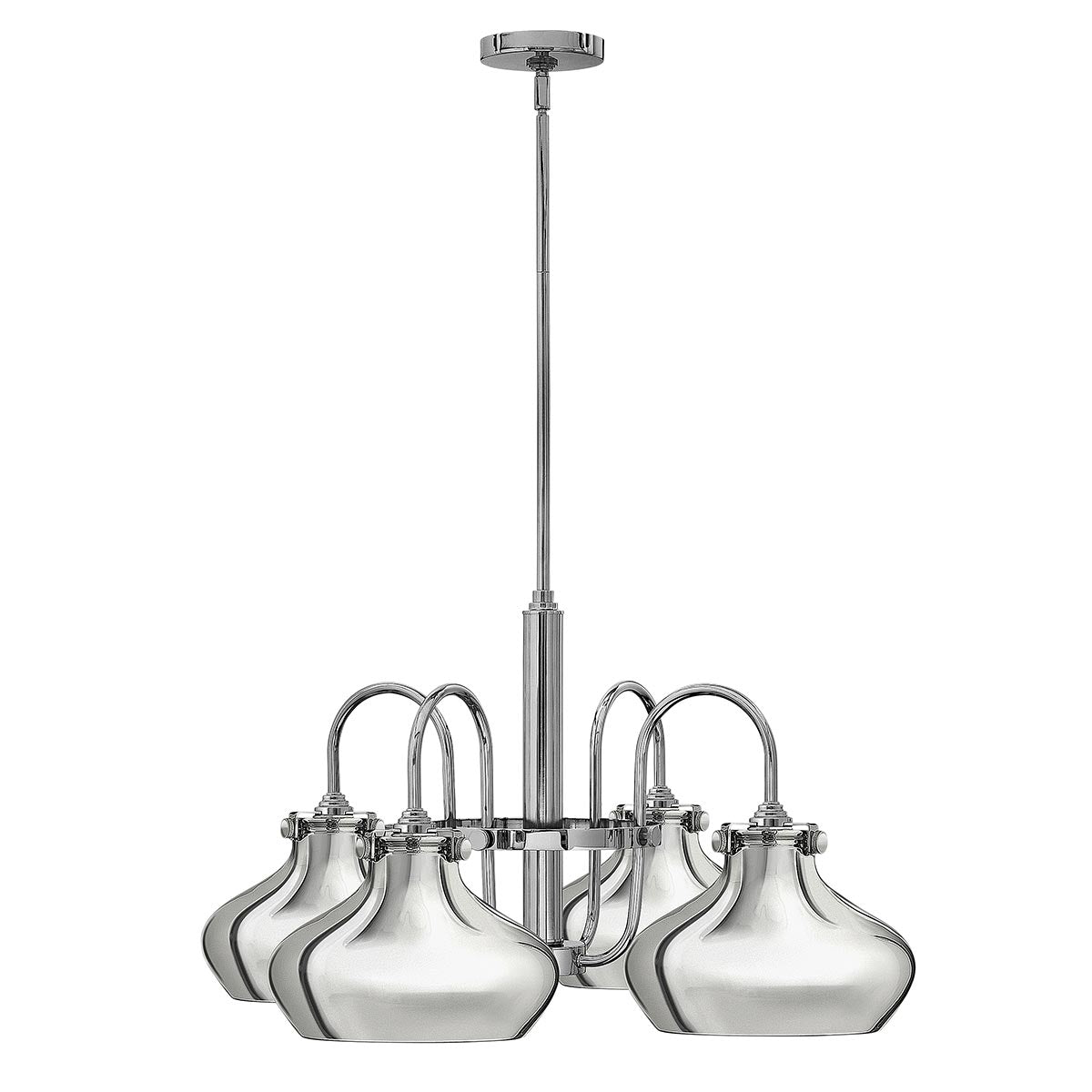 Hinkley Chandelier from the Congress range. Congress 4 Light Chandelier - Chrome Product Code = HK-CONGRESS4-C-CM