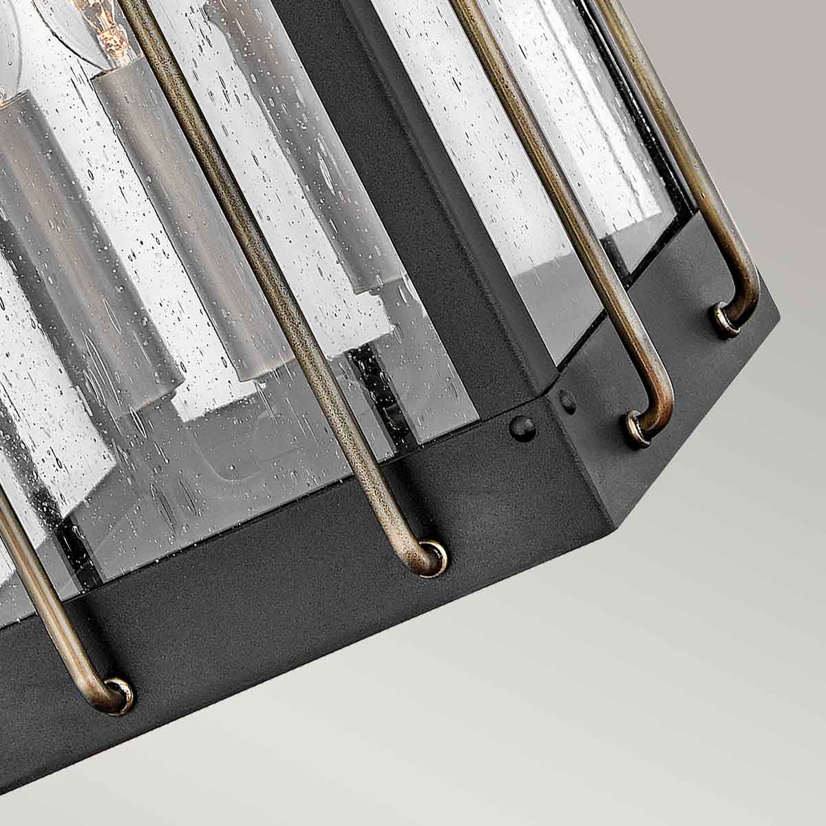 Hinkley Outdoor Wall Light from the Fitzgerald range. Fitzgerald 3 Light Large Wall Lantern Product Code = HK-FITZGERALD2-L