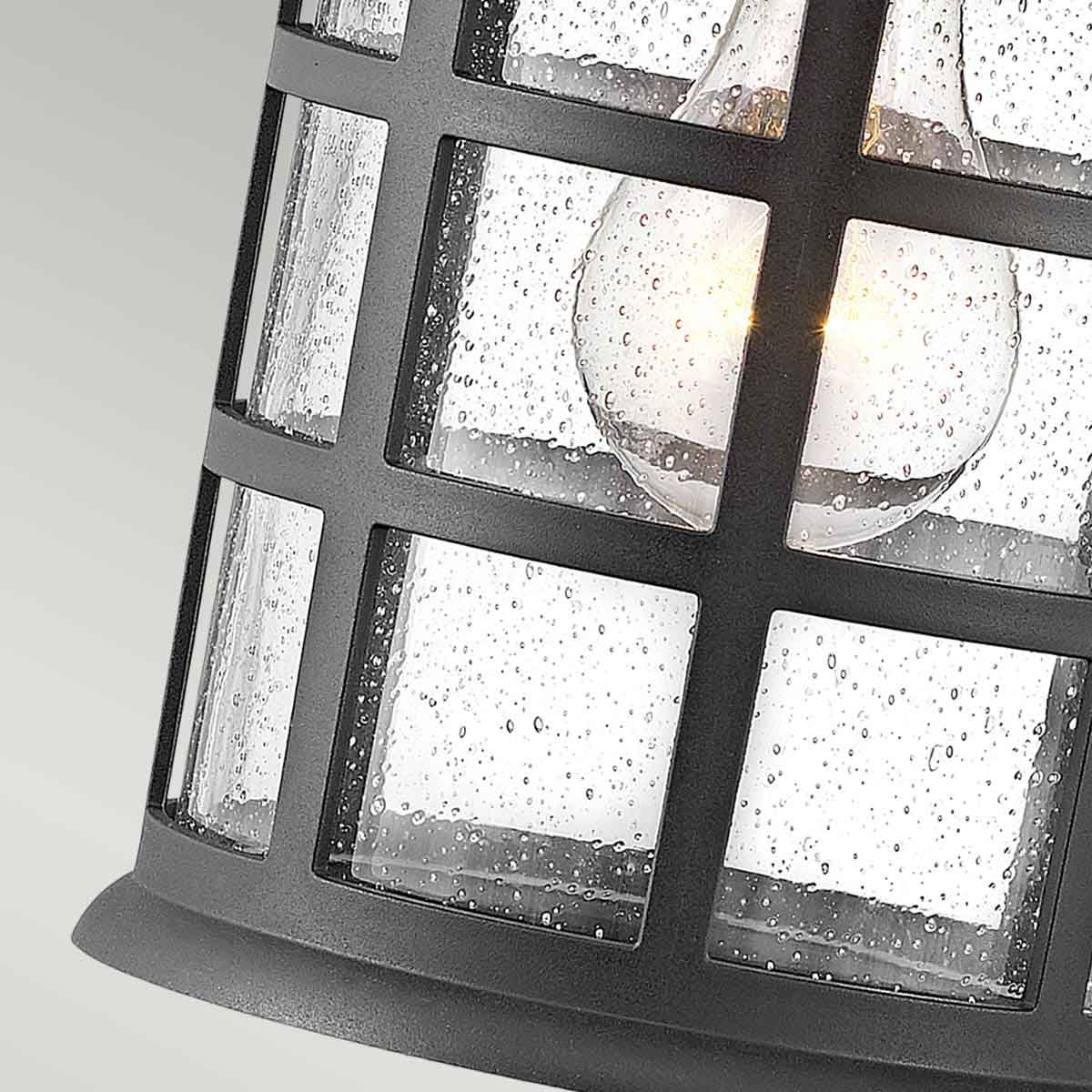 Hinkley Outdoor Wall Light from the Freeport range. Freeport 1lt Medium Wall Lantern Product Code = HK-FREEPORT2-M-TBK