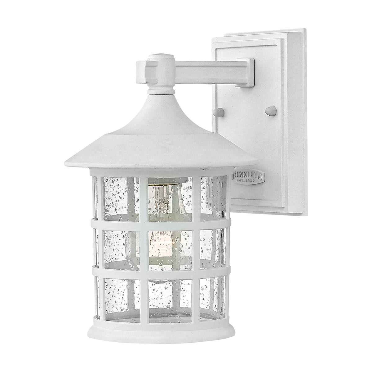 Hinkley Outdoor Wall Light from the Freeport range. Freeport 1lt Small Wall Lantern Product Code = HK-FREEPORT2-S-TWH