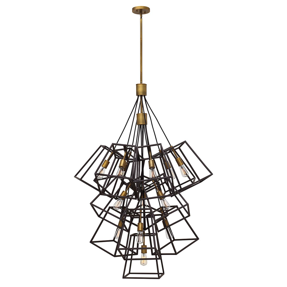 Hinkley Chandelier from the Fulton range. Fulton 13 Light Large Foyer Chandelier Product Code = HK-FULTON-13P