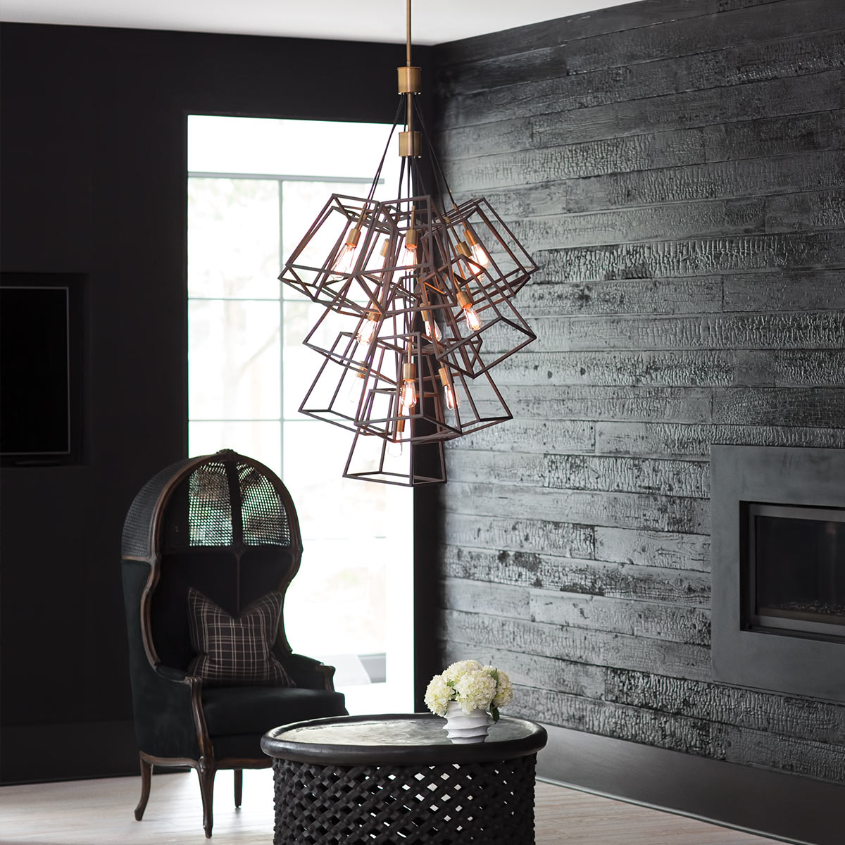Hinkley Chandelier from the Fulton range. Fulton 13 Light Large Foyer Chandelier Product Code = HK-FULTON-13P