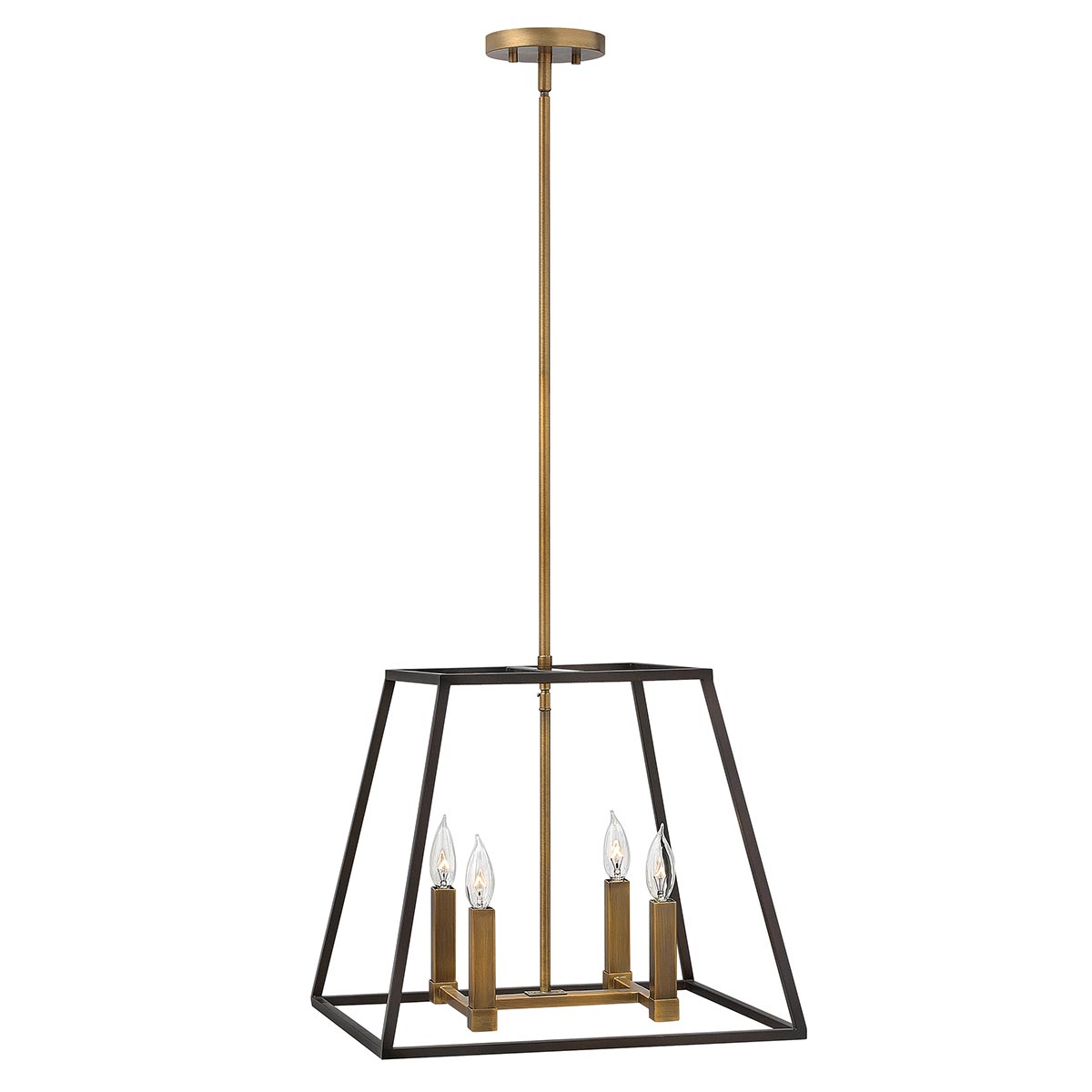 Hinkley Pendant from the Fulton range. Fulton 4 Light Pendant Chandelier Product Code = HK-FULTON-4P