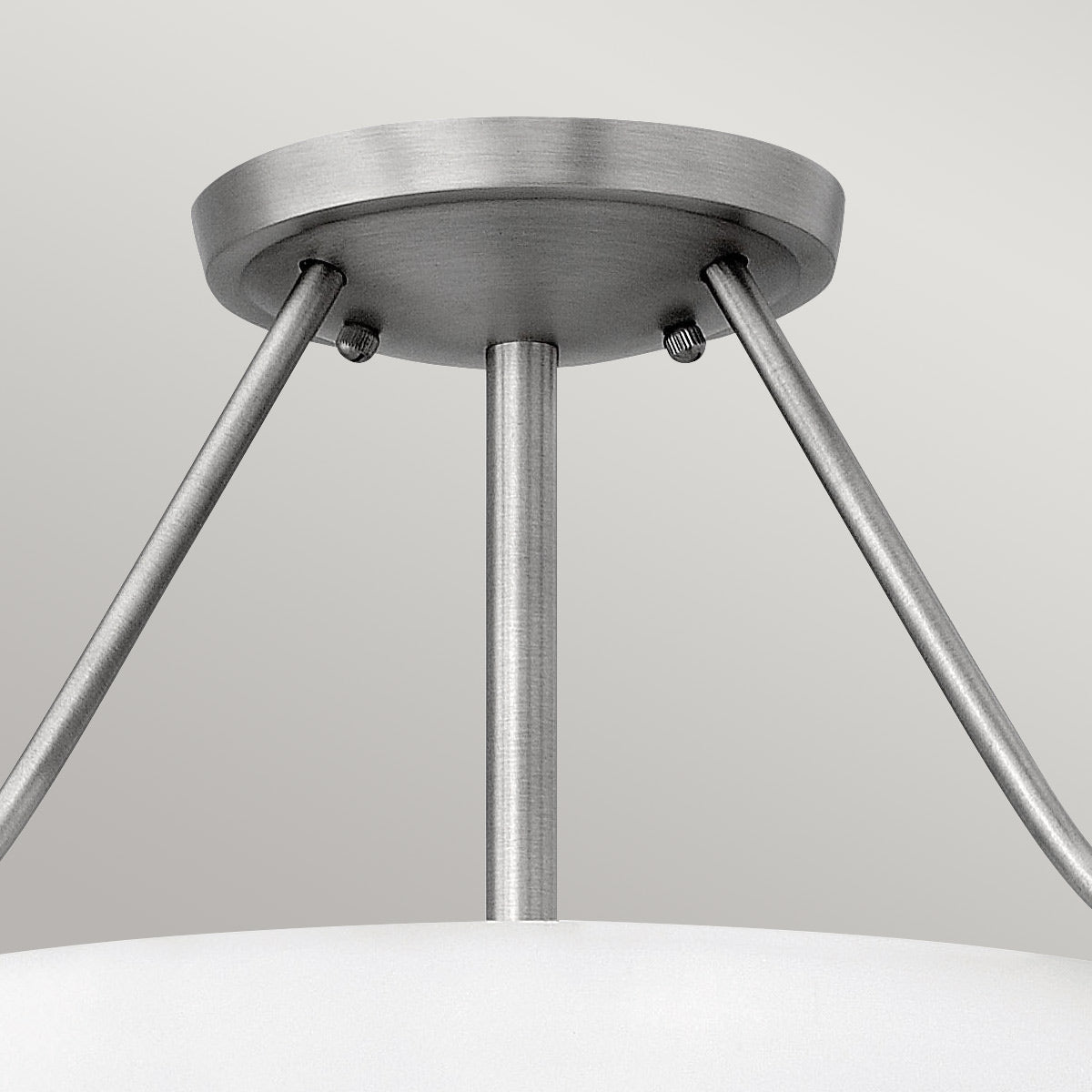 Hinkley Ceiling Semi-Flush from the Hathaway range. Hathaway 2 Light Small Semi-flush - Antique Nickel Product Code = HK-HATHAWAY-SFSN