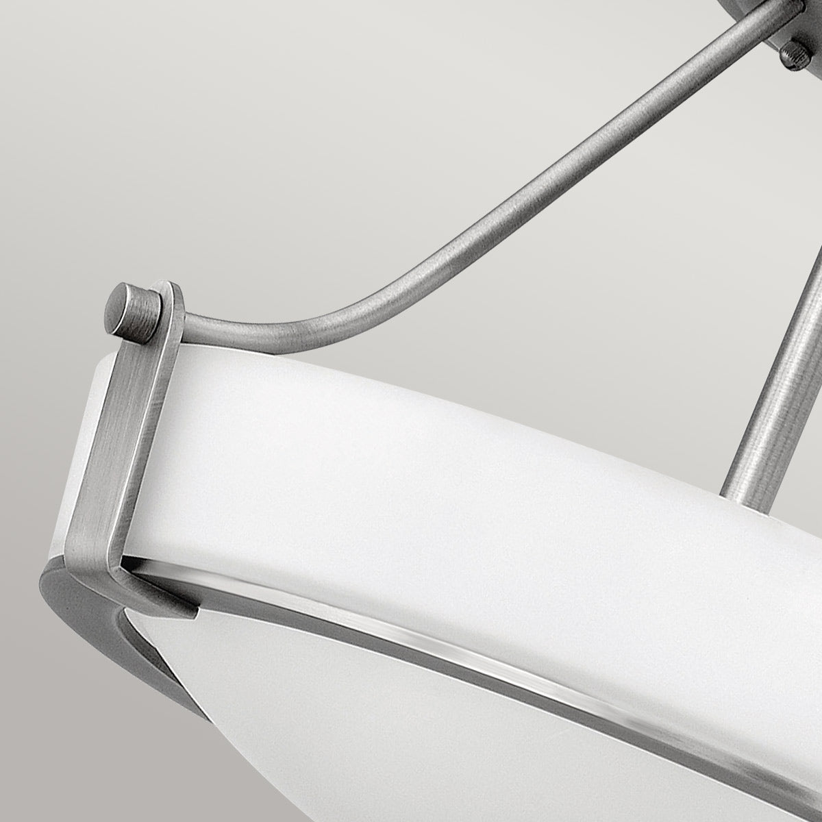 Hinkley Ceiling Semi-Flush from the Hathaway range. Hathaway 2 Light Small Semi-flush - Antique Nickel Product Code = HK-HATHAWAY-SFSN