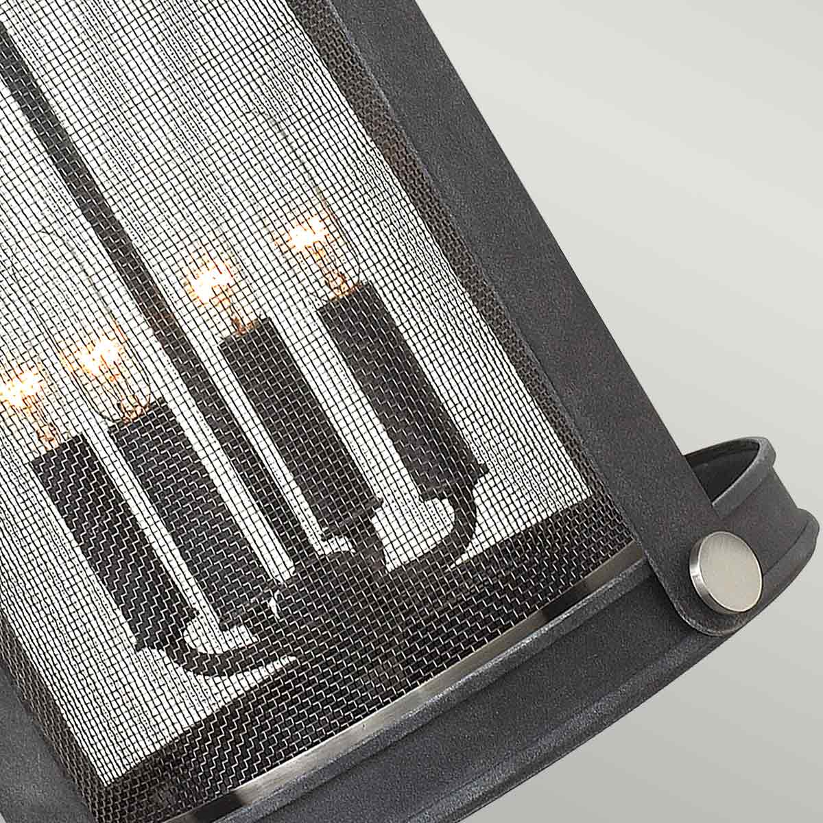 Hinkley Chandelier from the Holden range. Holden 4 Light Pendant Chandelier - Aged Zinc Product Code = HK-HOLDEN4-DZ