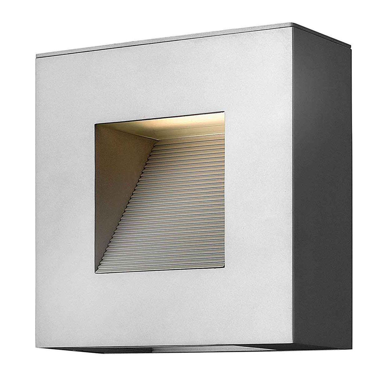 Hinkley Outdoor Wall Light from the Luna range. Luna Small LED Wall Light - Titanium Product Code = HK-LUNA-S-TT