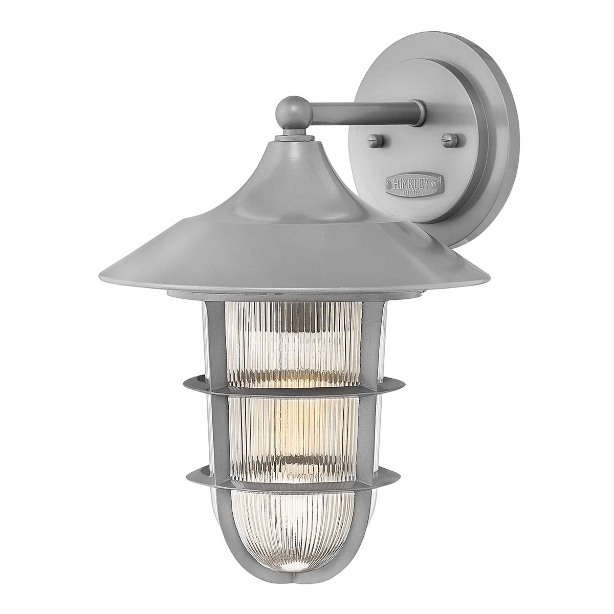 Hinkley Outdoor Wall Light from the Marina range. Marina 1 Light Medium Wall Lantern Product Code = HK-MARINA2-M