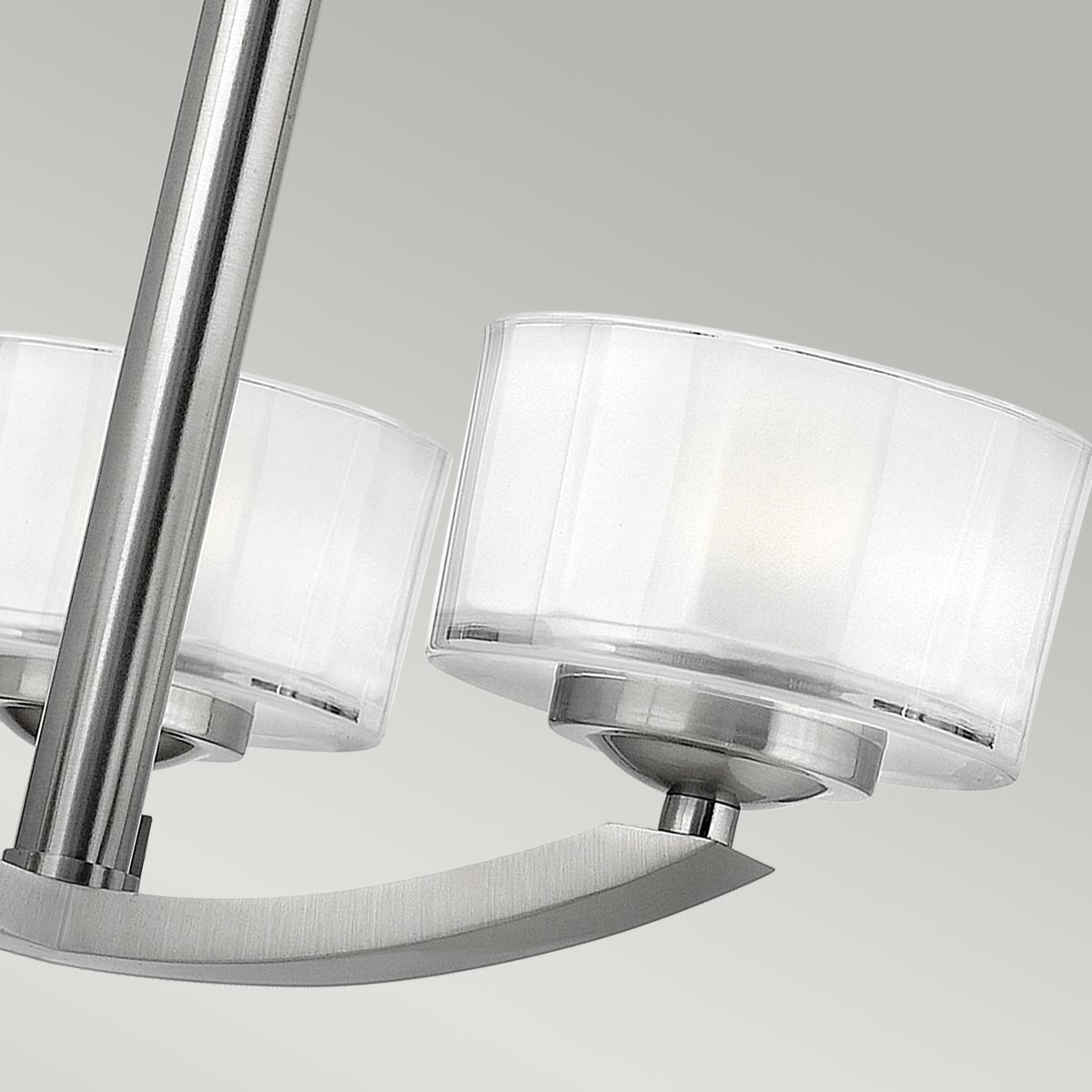 Hinkley Ceiling Semi-Flush from the Meridian range. Meridian 3 Light Semi-Flush Product Code = HK-MERIDIAN-SF