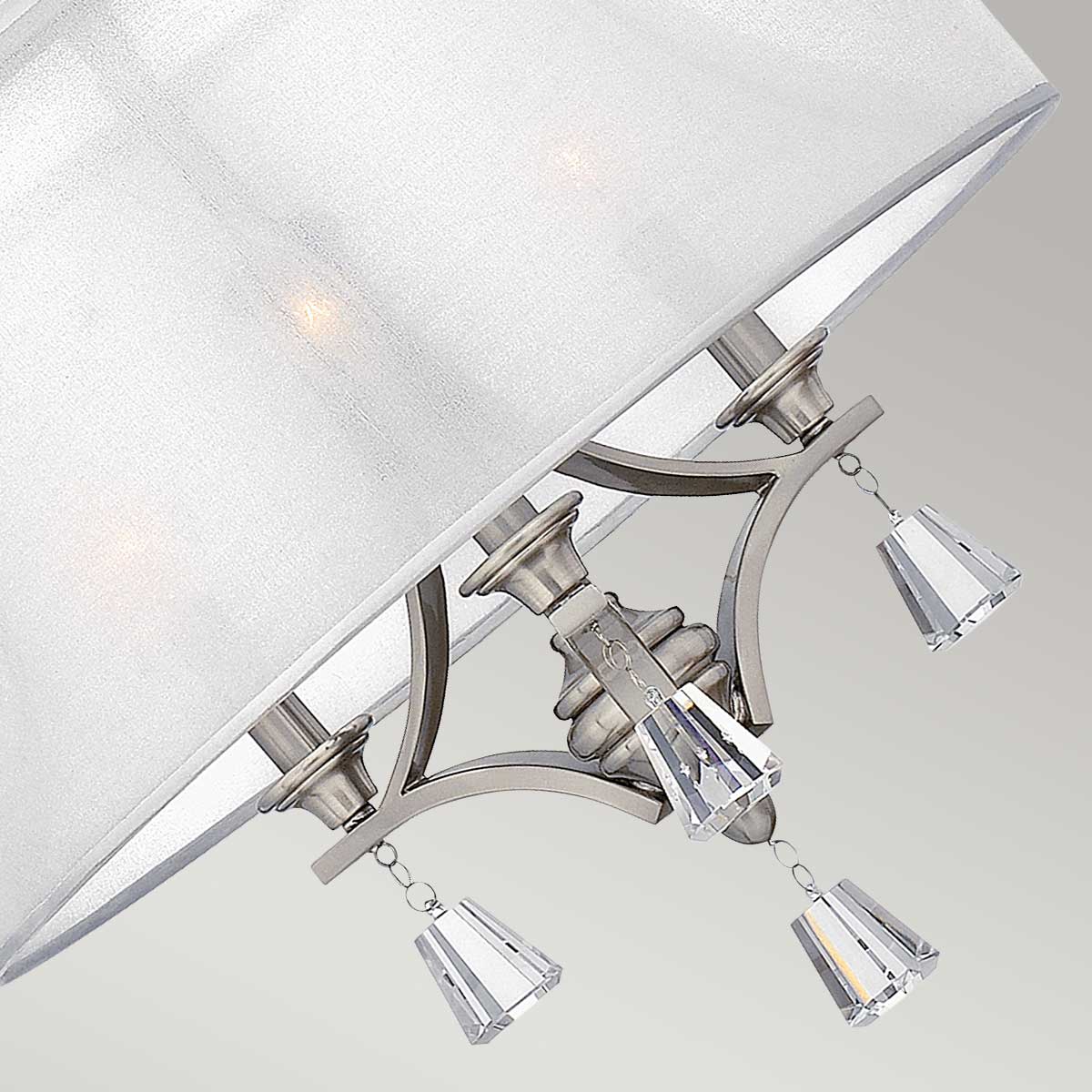 Hinkley Chandelier from the Mime range. Mime 3 Light Pendant Chandelier Product Code = HK-MIME-3P