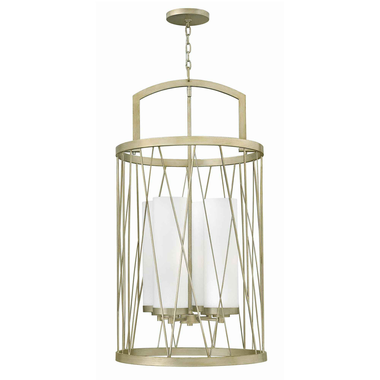 Hinkley Chandelier from the Nest range. Nest 4 Light Pendant Chandelier Product Code = HK-NEST-P-C-SL