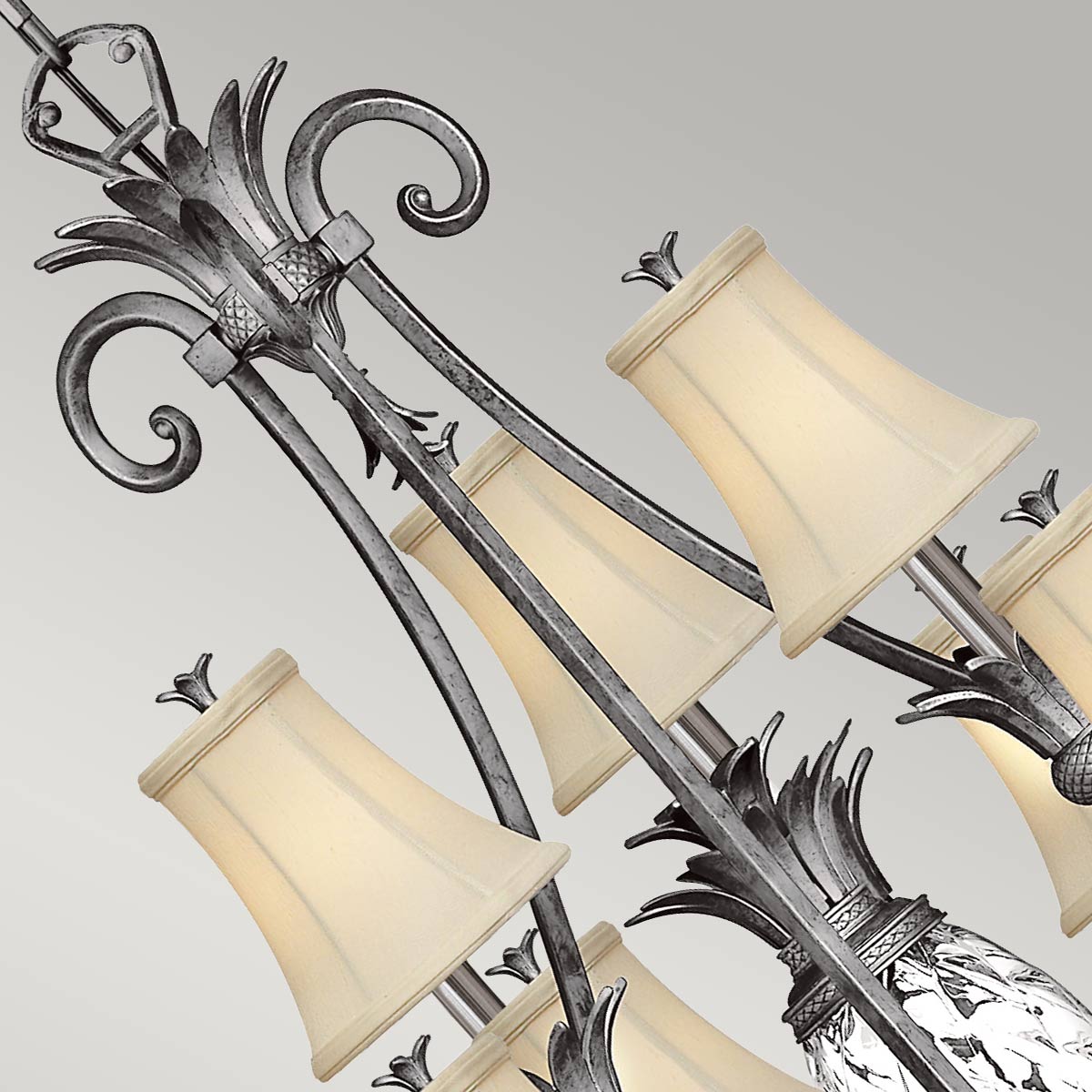 Hinkley Chandelier from the Plantation range. Plantation 10 Light Chandelier Product Code = HK-PLANT10-PL