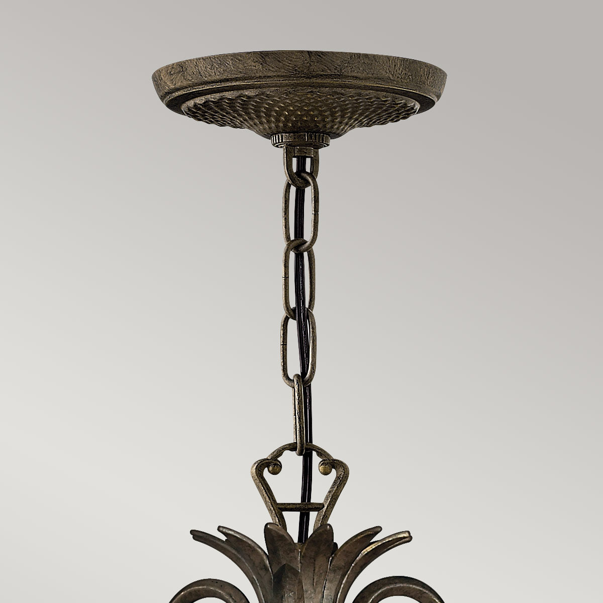 Hinkley Chandelier from the Plantation range. Plantation 3 Light Chandelier Product Code = HK-PLANT3-PZ