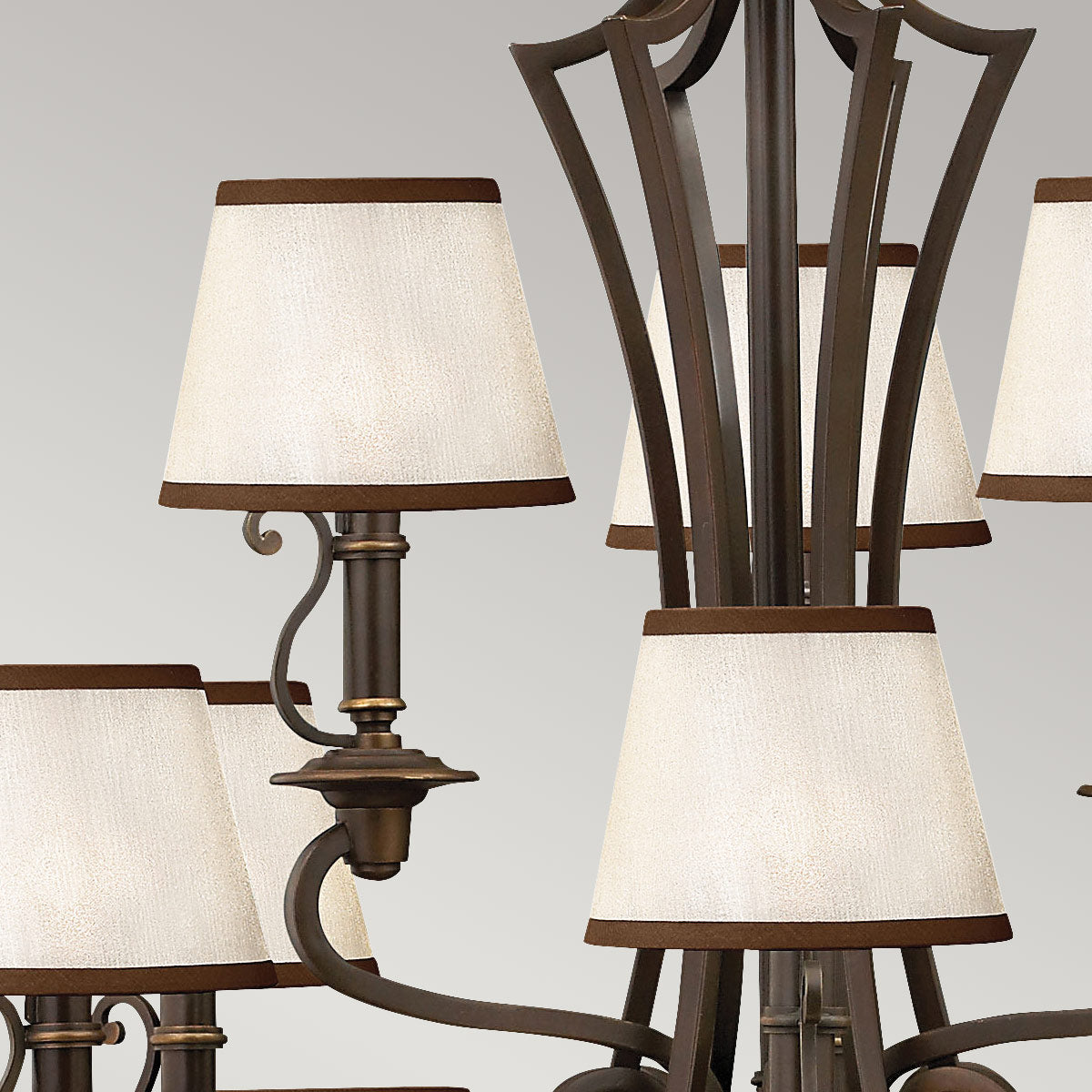 Hinkley Chandelier from the Plymouth range. Plymouth 15 Light Chandelier Product Code = HK-PLYMOUTH15