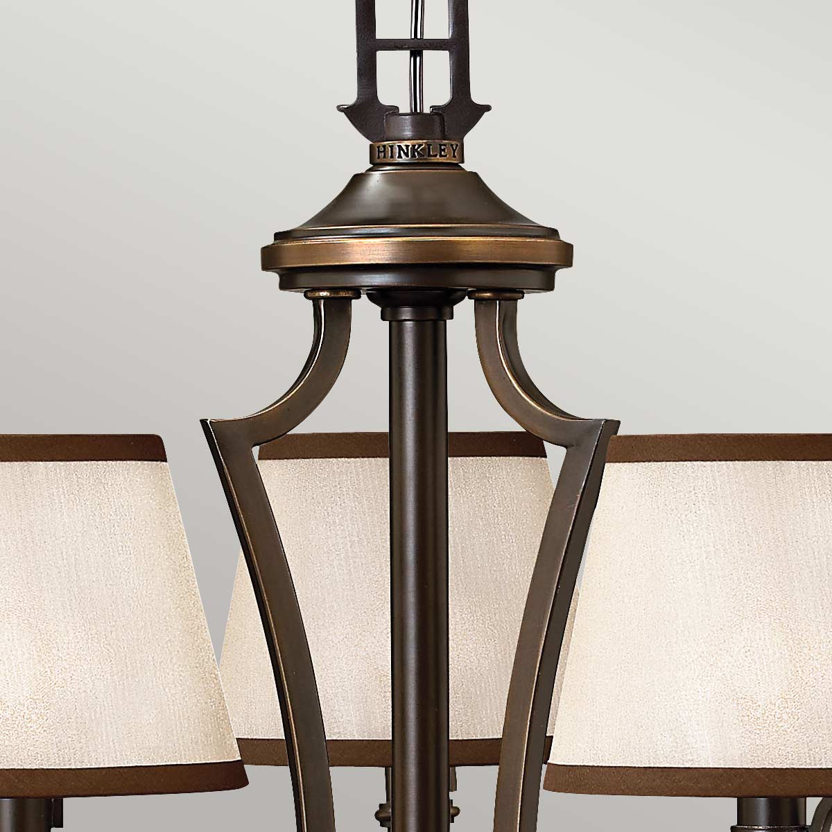 Hinkley Chandelier from the Plymouth range. Plymouth 3 Light Chandelier Product Code = HK-PLYMOUTH3