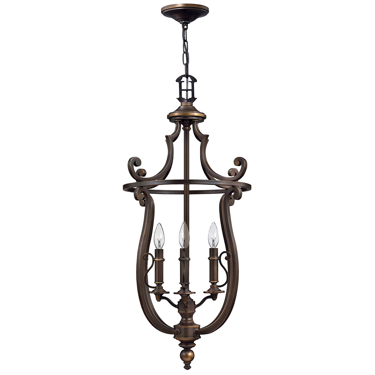 Hinkley Chandelier from the Plymouth range. Plymouth 4 Light Pendant Product Code = HK-PLYMOUTH4-P
