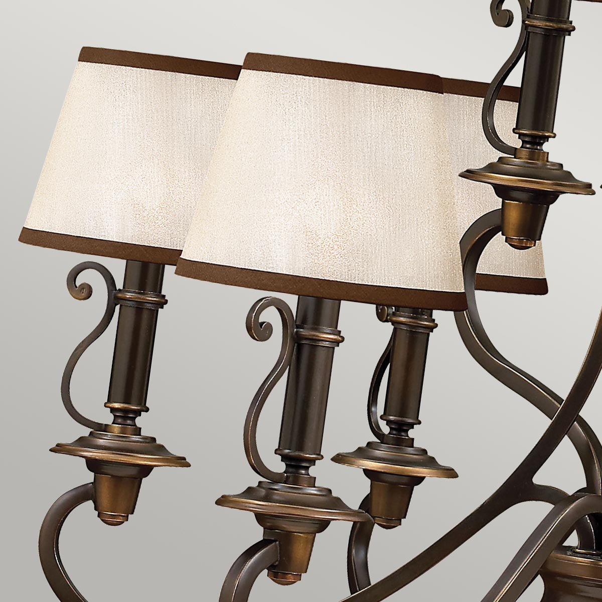 Hinkley Chandelier from the Plymouth range. Plymouth 9 Light Chandelier Product Code = HK-PLYMOUTH9