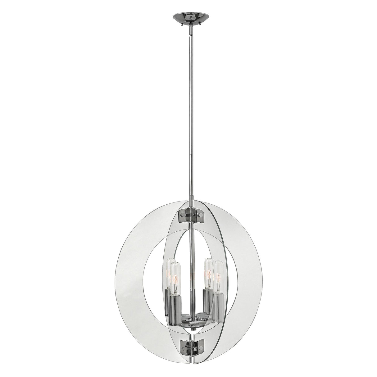 Hinkley Chandelier from the Solstice range. Solstice 4 Light Chandelier Product Code = HK-SOLSTICE4