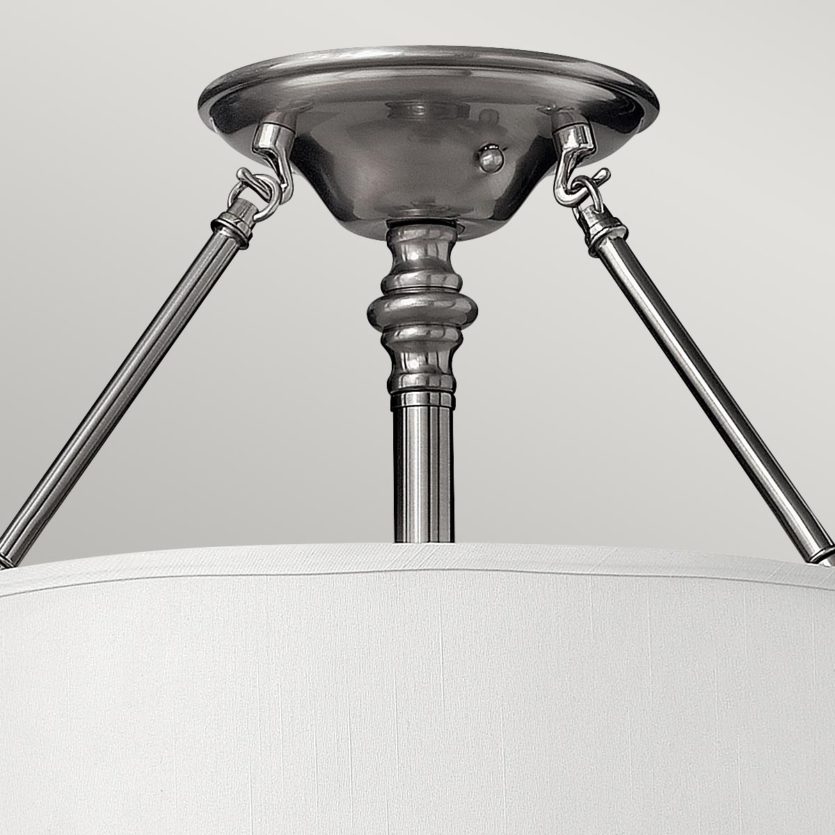 Hinkley Ceiling Semi-Flush from the Sussex range. Sussex 3 Light Semi-Flush Product Code = HK-SUSSEX-SF