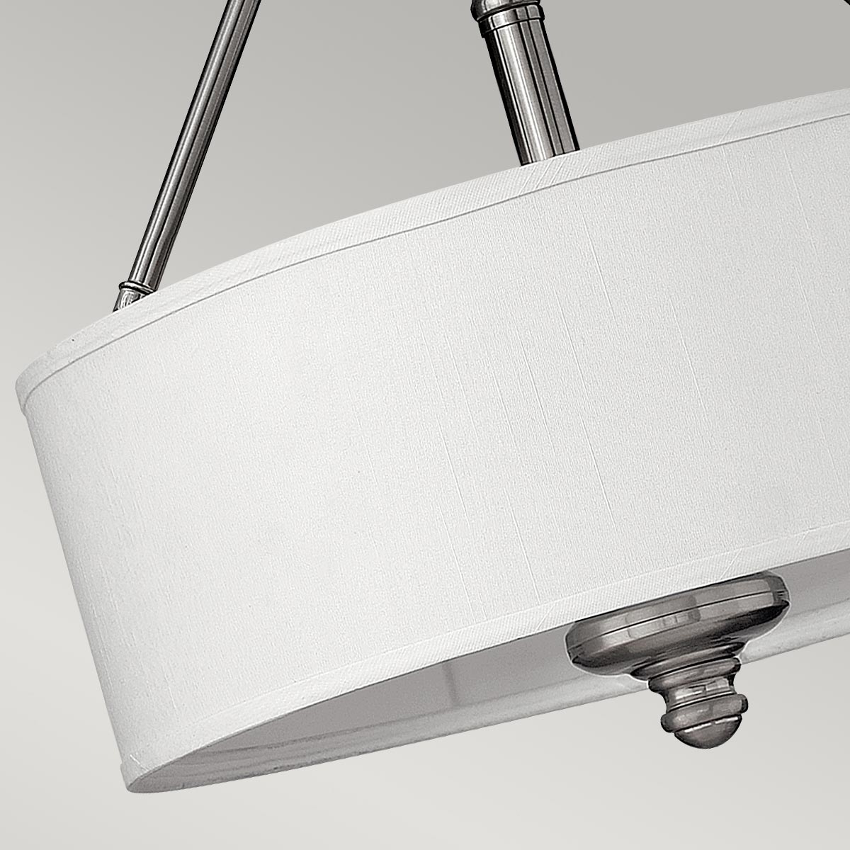 Hinkley Ceiling Semi-Flush from the Sussex range. Sussex 3 Light Semi-Flush Product Code = HK-SUSSEX-SF