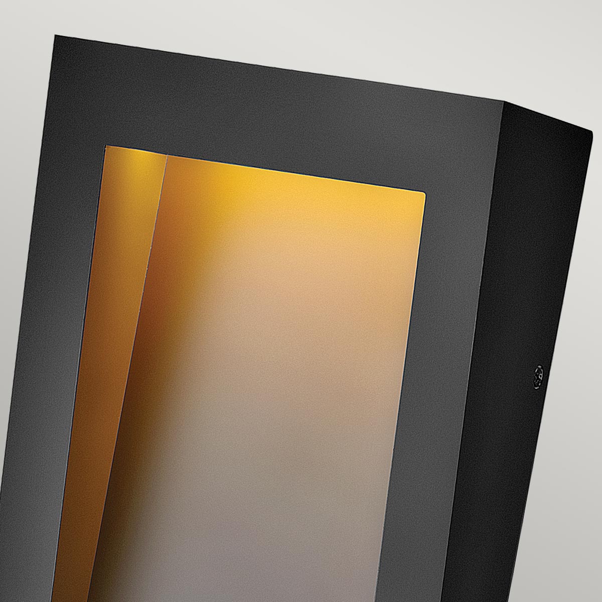 Hinkley Outdoor Wall Light from the Taper range. Taper LED Wall Lantern Product Code = HK-TAPER-M-TBK