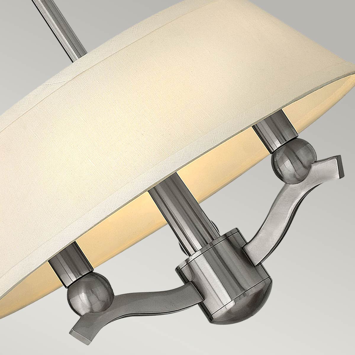 Hinkley Pendant from the Whitney (HK) range. Whitney 3 Light Duo-Mount Pendant/Semi-Flush Product Code = HK-WHITNEY-P