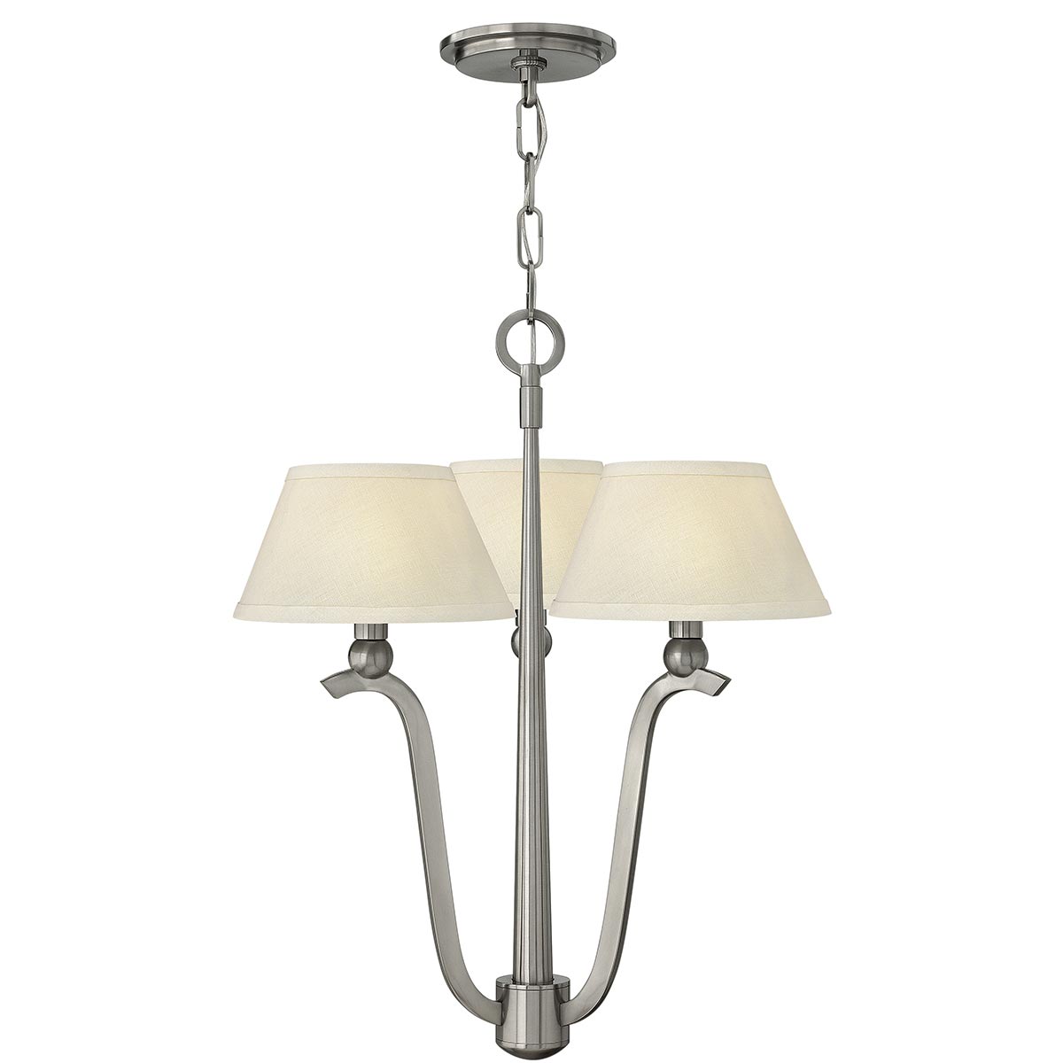 Hinkley Chandelier from the Whitney (HK) range. Whitney 3 Light Chandelier Product Code = HK-WHITNEY3