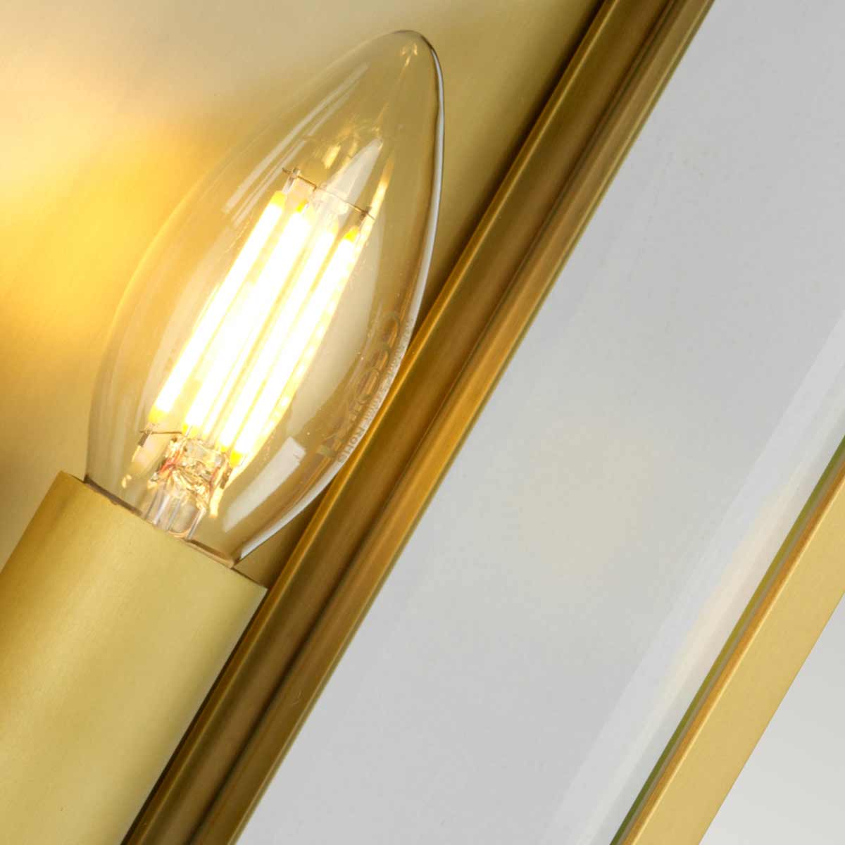 Elstead Lighting Outdoor Wall Light from the Holborn range. Holborn 2 Light Medium Half Lantern Product Code = HL7-M-BB