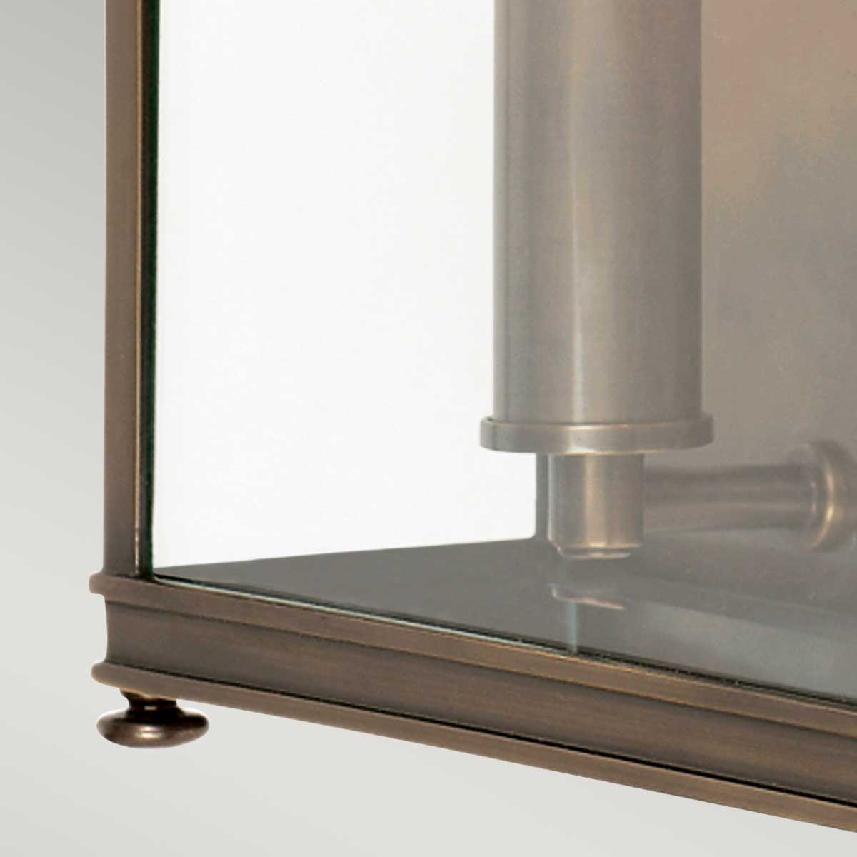 Elstead Lighting Outdoor Wall Light from the Holborn range. Holborn 2 Light Half Lantern Medium Product Code = HL7-M-DB