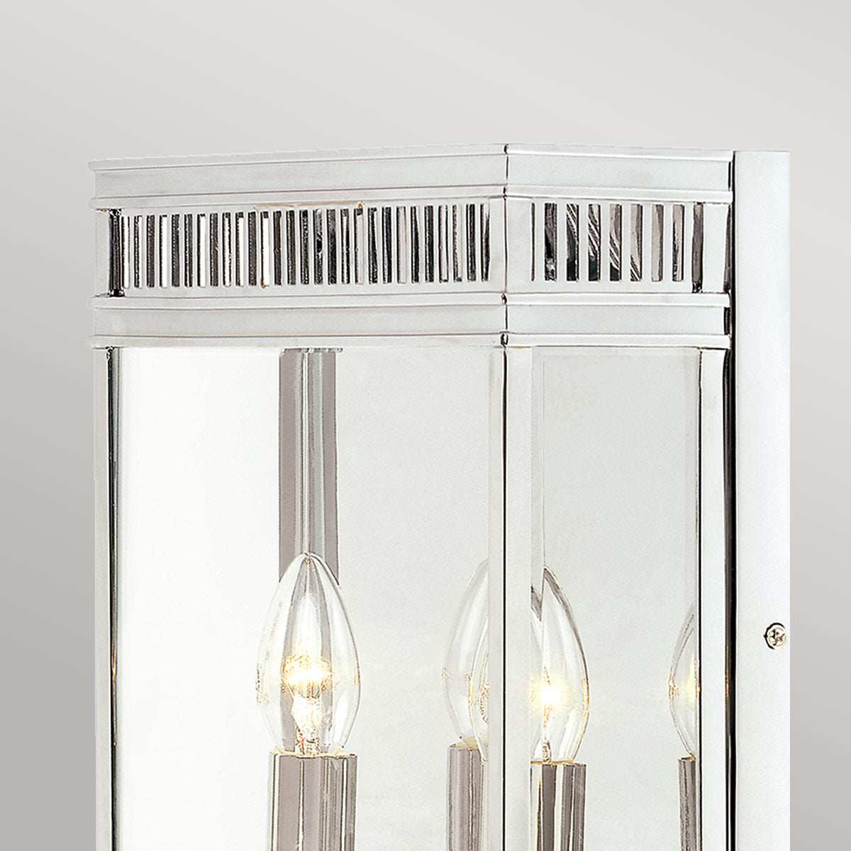 Elstead Lighting Outdoor Wall Light from the Holborn range. Holborn 2 Light Half Lantern Medium Product Code = HL7-M-PC