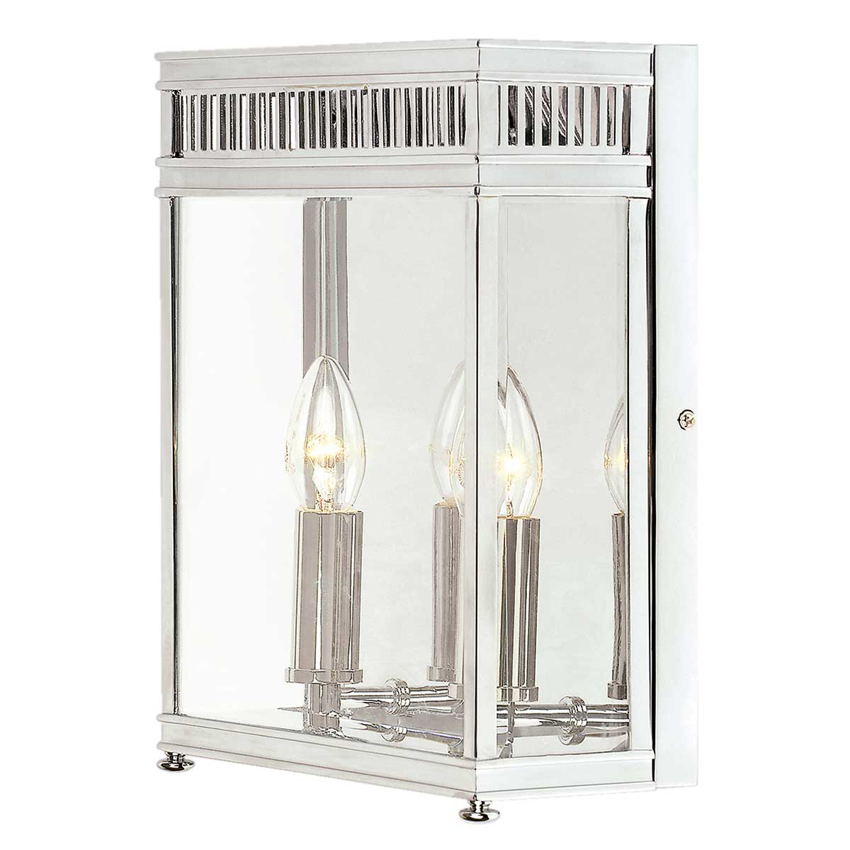 Elstead Lighting Outdoor Wall Light from the Holborn range. Holborn 2 Light Half Lantern Medium Product Code = HL7-M-PC