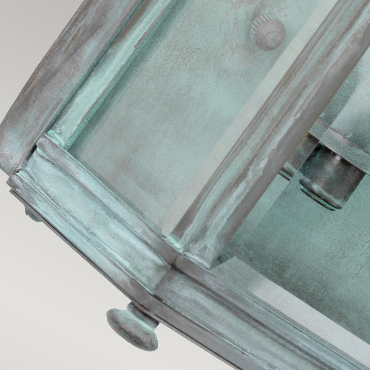 Elstead Lighting Outdoor Wall Light from the Holborn range. Holborn 2 Light Medium Half Lantern Product Code = HL7-M-VDG