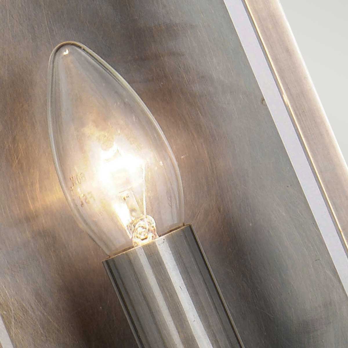 Elstead Lighting Outdoor Wall Light from the Holborn range. Holborn 1 Light Half Lantern Small Product Code = HL7-S-DB