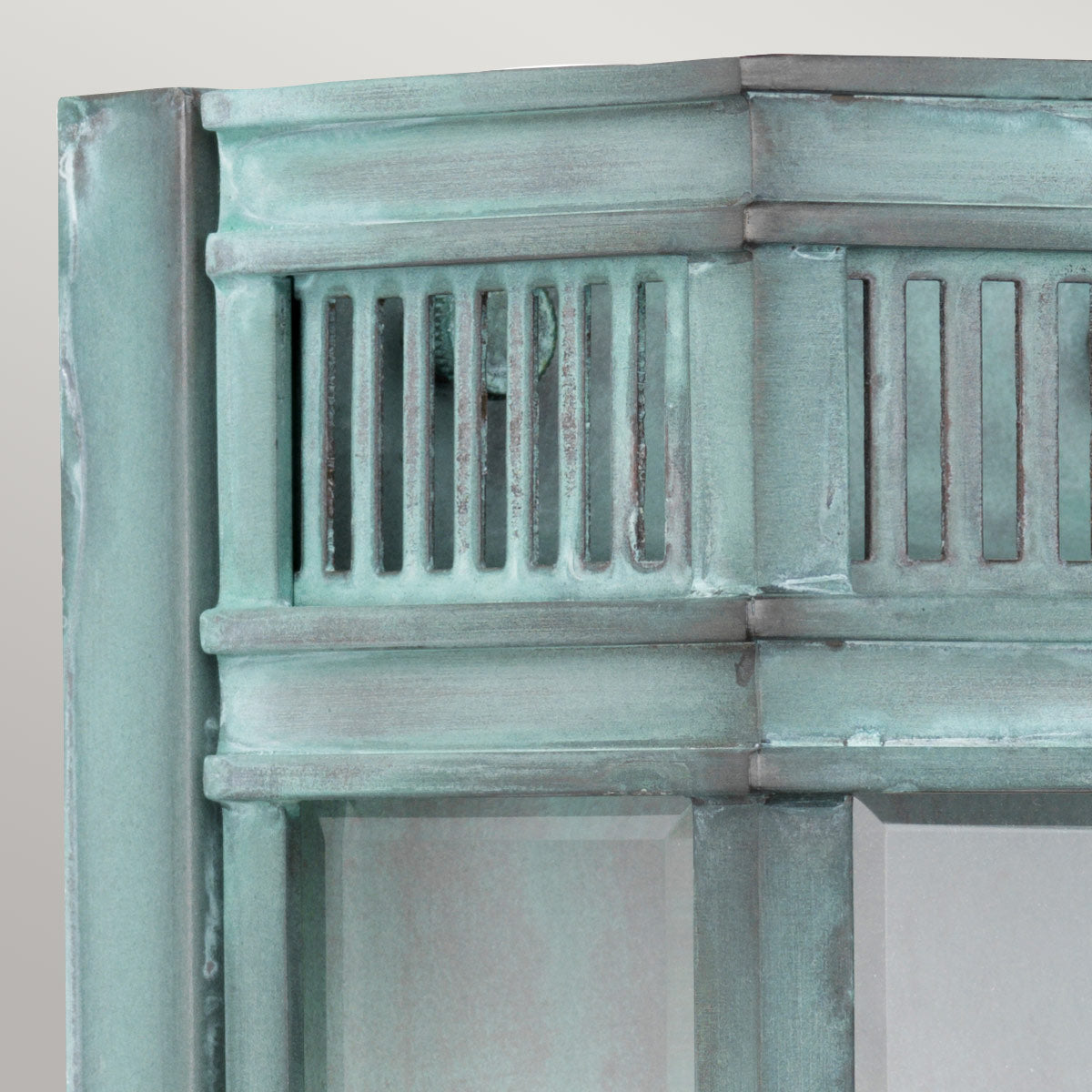 Elstead Lighting Outdoor Wall Light from the Holborn range. Holborn 1 Light Small Half Lantern Product Code = HL7-S-VDG