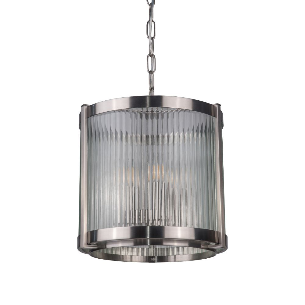 Magnalux Hudson Single Pendant Satin Chrome Part Number - HUD05SC