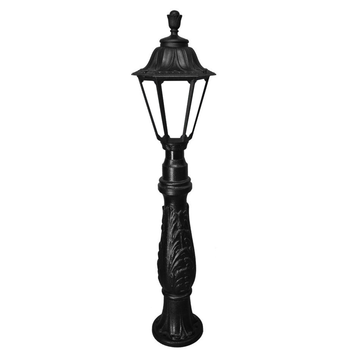 Magnalux Iafet.R/Rut Black Medium Decorative Post and Head E27 Part Number - IAFET.R/RUT