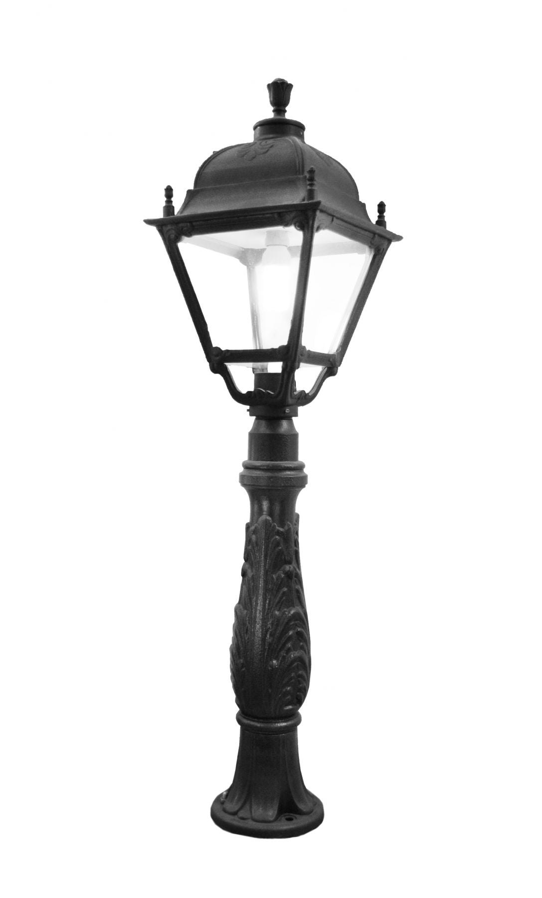 Magnalux Iafet.R Black Medium Height Single Post Simon E27 30W Part Number - IAFET.R/SIMON