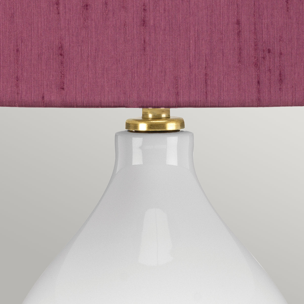 Elstead Lighting Table Lamp from the ISLA range. Isla 1 Light Table Light Product Code = ISLA-AB-TL-PURPLE