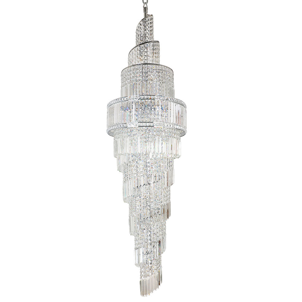 Magnalux ISLA 24 Light 2200mm Crystal Chrome Ceiling Light Part Number - ISL24CH