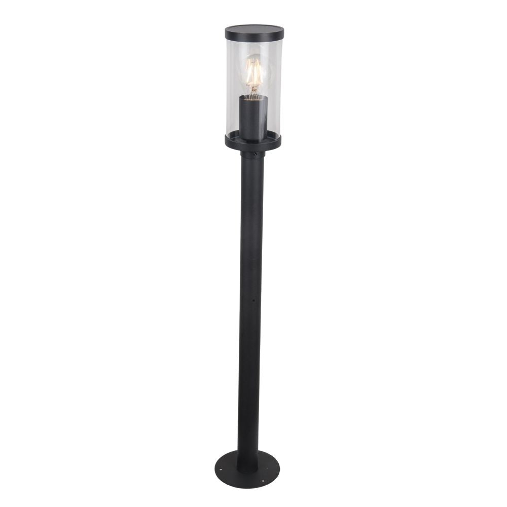 Magnalux Jordan Black 400mm Bollard Part Number - JOR400BL