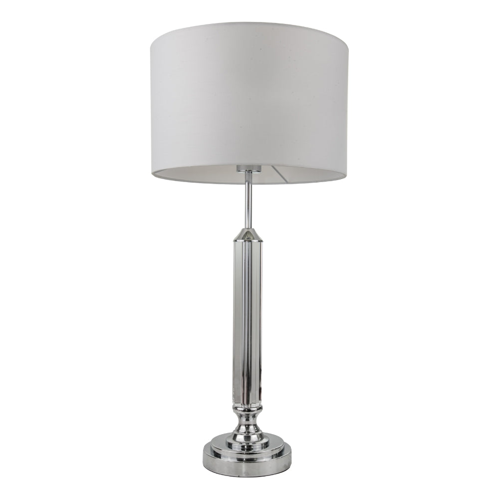 Magnalux Julie Crystal Polished Chrome Table Lamp Part Number - JUL01CHTL