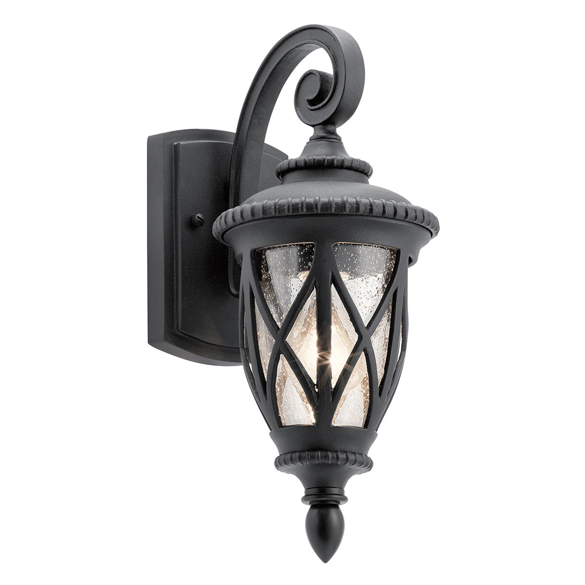 Kichler Outdoor Wall Light from the Admirals Cove range. Admirals Cove 1 Light Small Wall Lantern Product Code = KL-ADMIRALS-COVE-S