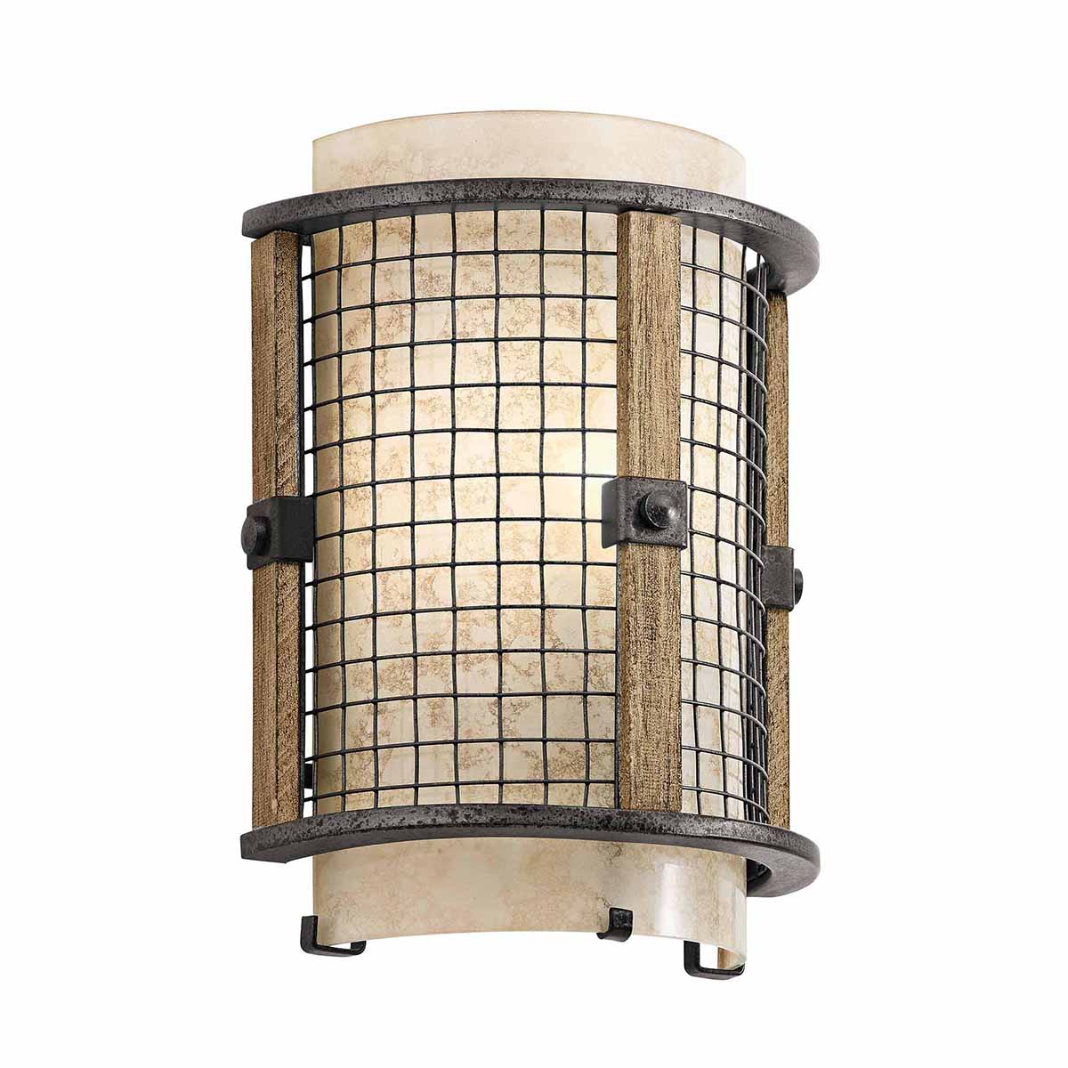 Kichler Wall Light from the Ahrendale range. Ahrendale 1 Light Wall Light Product Code = KL-AHRENDALE1
