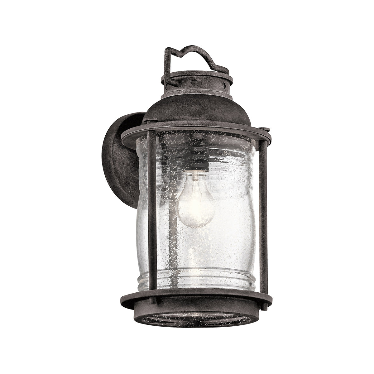 Kichler Outdoor Wall Light from the Ashland Bay range. Ashland Bay 1 Light Large Wall Lantern Product Code = KL-ASHLANDBAY2-L