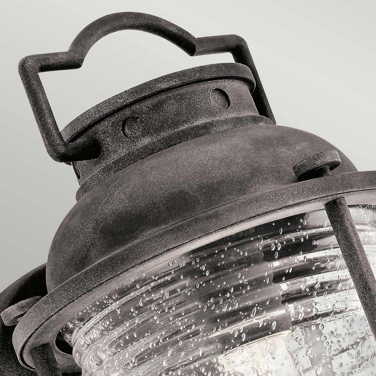 Kichler Outdoor Wall Light from the Ashland Bay range. Ashland Bay 1 Light Medium Wall Lantern Product Code = KL-ASHLANDBAY2-M