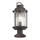 Kichler Pedestal Lantern from the Ashland Bay range. Ashland Bay 1 Light Medium Pedestal Lantern Product Code = KL-ASHLANDBAY3-M
