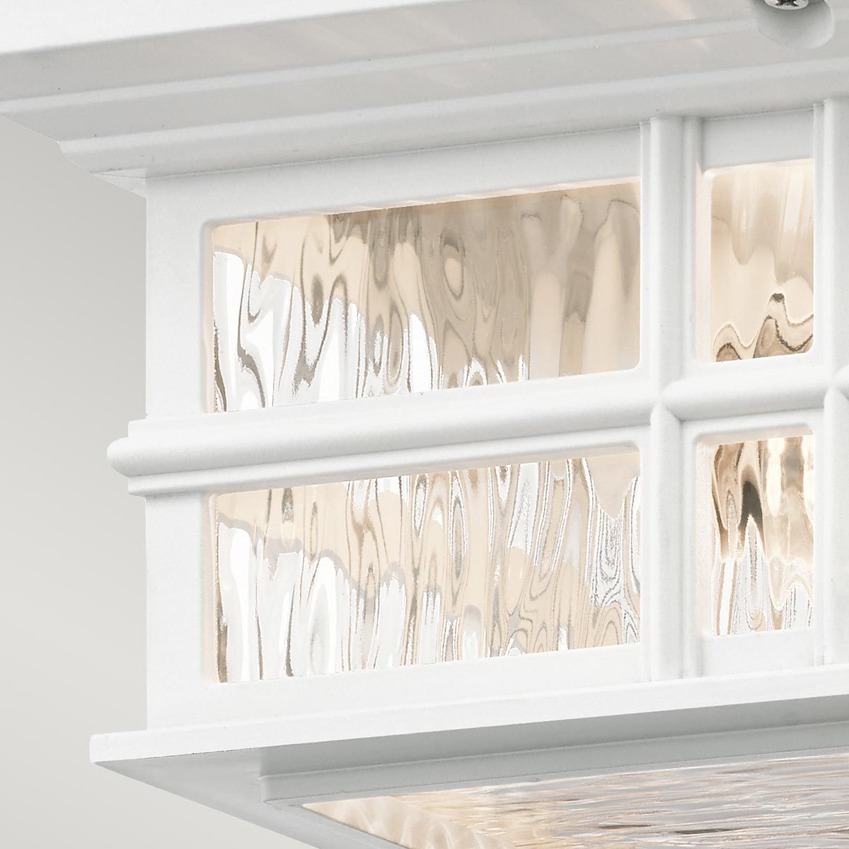 Kichler Ceiling Flush from the Beacon Square range. Beacon Square 2 Light Flush Product Code = KL-BEACON-SQUARE-F-WHT